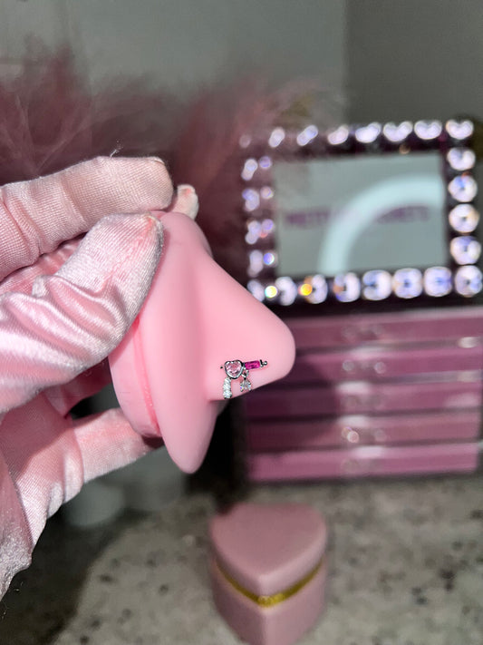 Guns and Roses - Dangle Nose Piercing