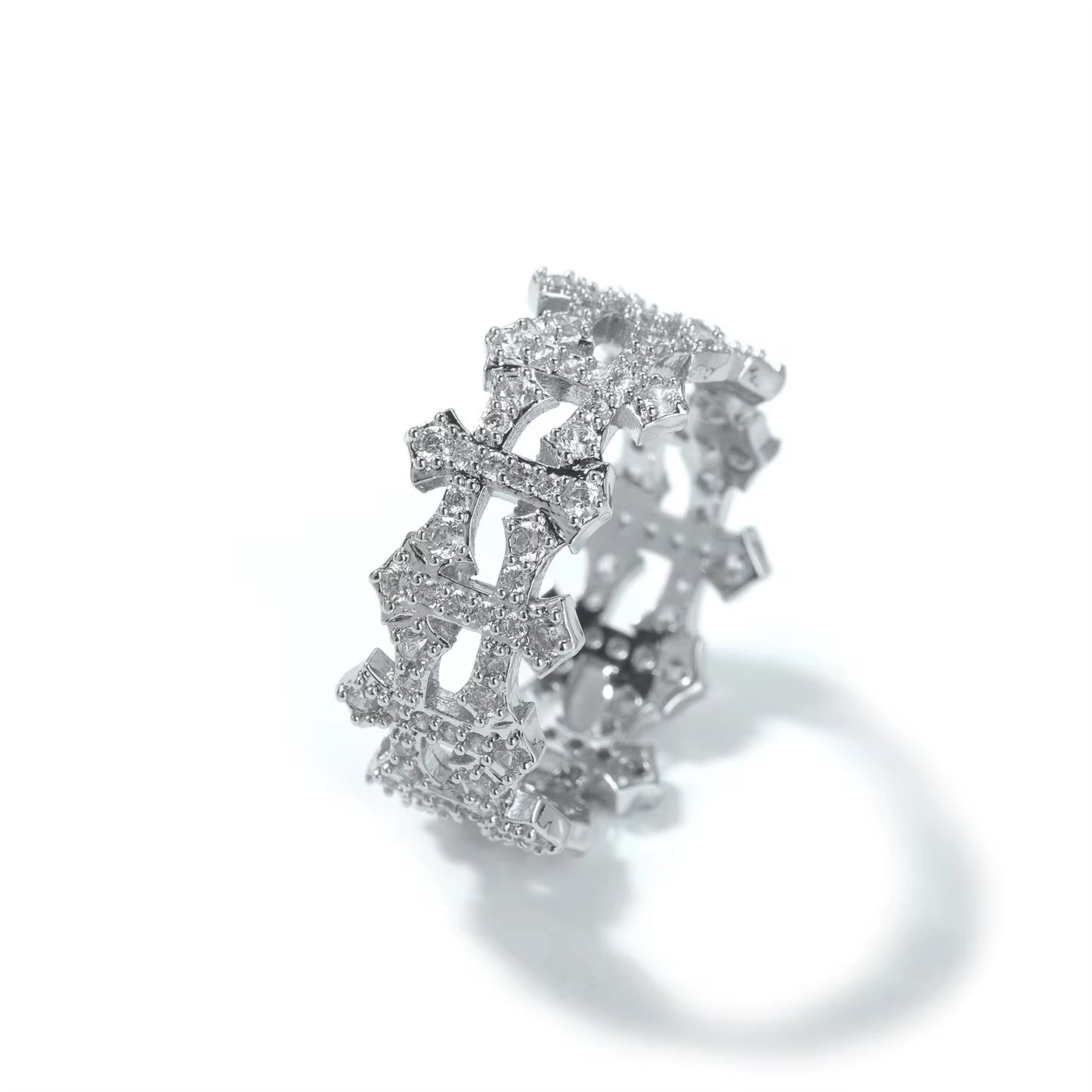 Crosses - Silver Ring