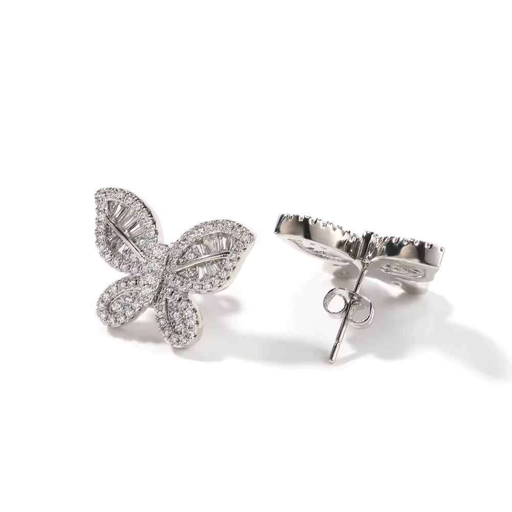 Butterfly - Silver Earrings