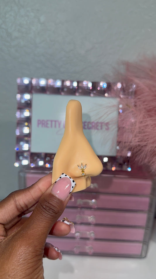 Crown - Dangle Nose Ring