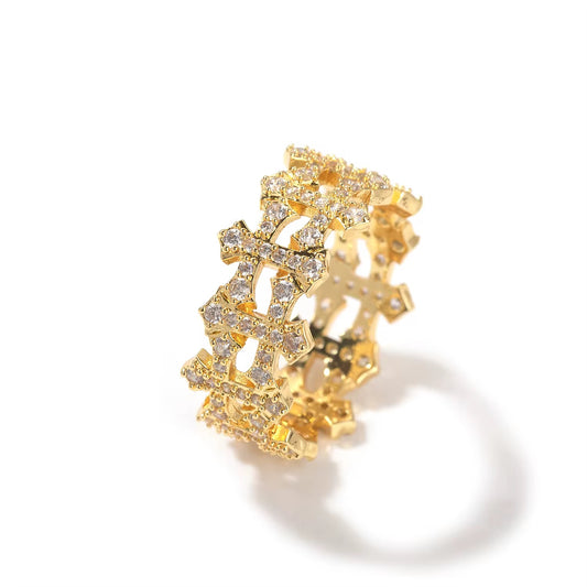 Crosses - Gold Ring