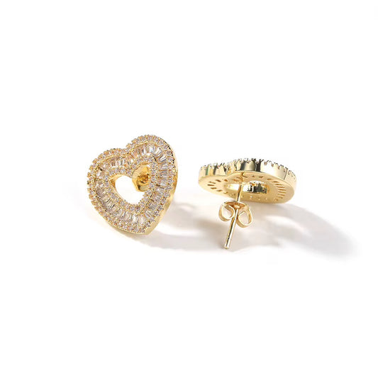 Heart - Gold Earrings