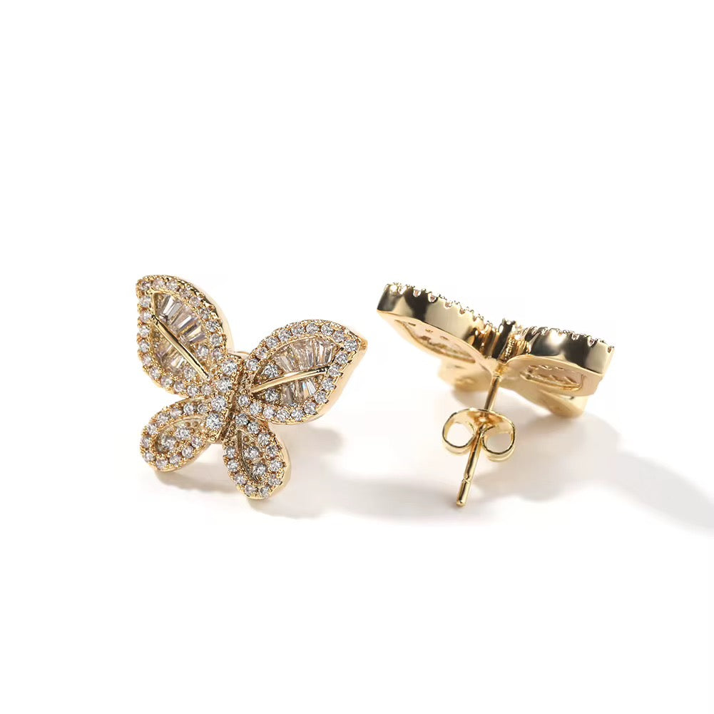 Butterfly - Gold Earrings