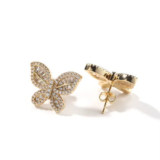 Butterfly - Gold Earrings